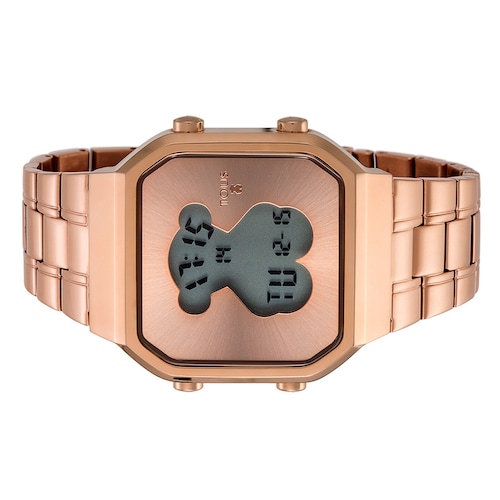 Pink IP Steel D-Bear SQ Watch