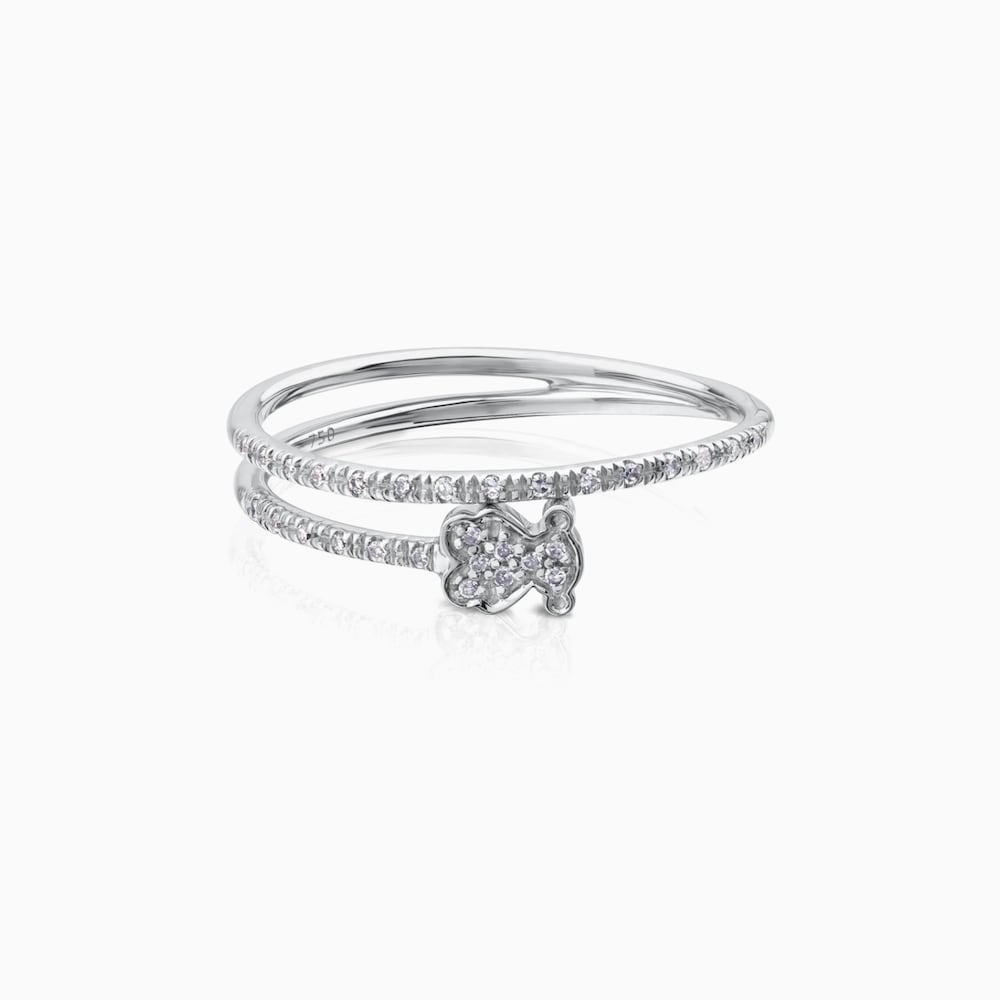 18K white gold TOUS Brillants Ring with Diamond
