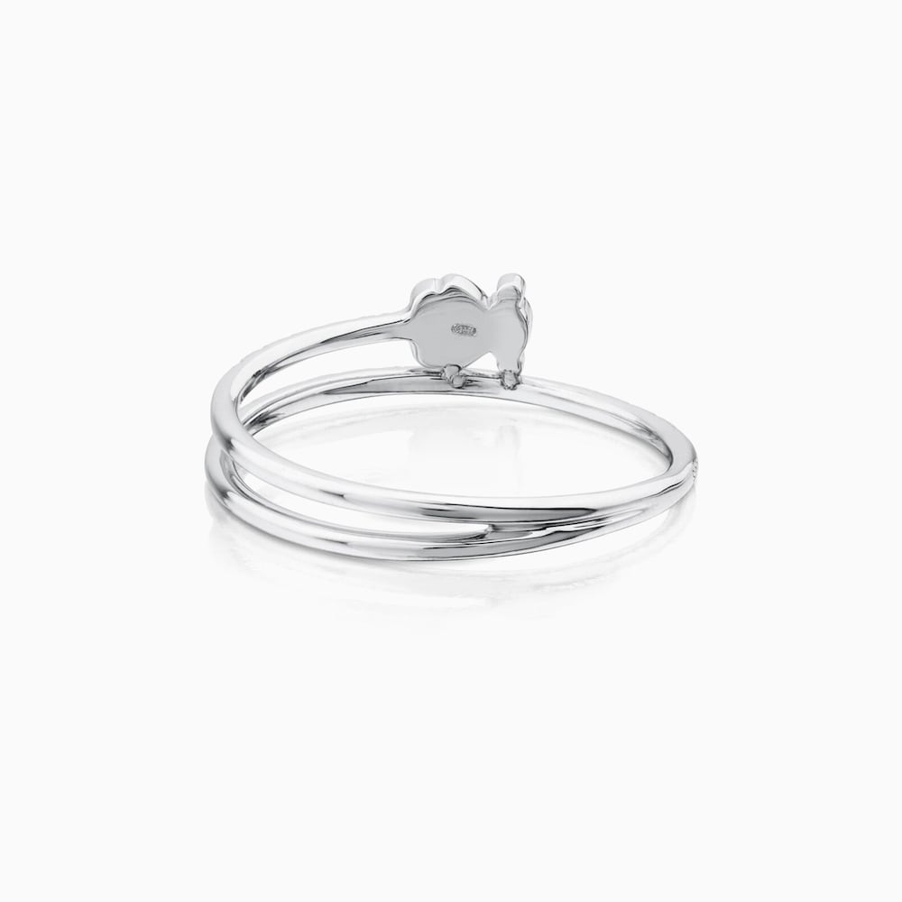18K white gold TOUS Brillants Ring with Diamond