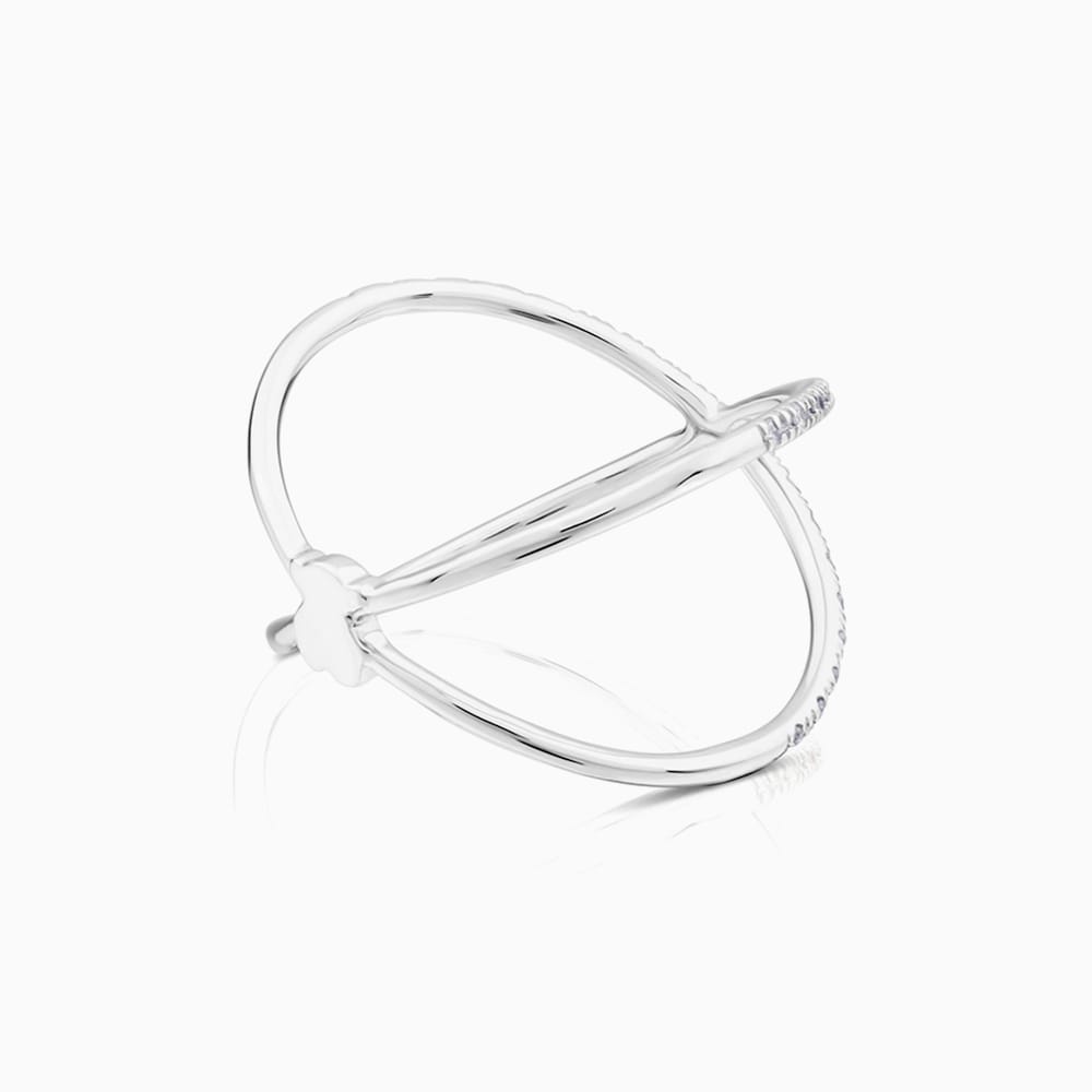 Diamonds - Pierścionek Tous z białego złota z diamentami