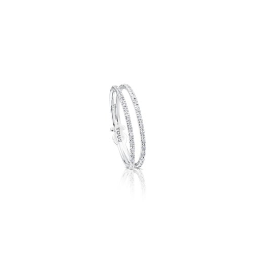 Anillo de oro blanco motivo oso TOUS Diamonds