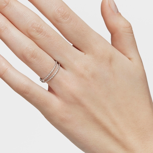 Anillo de oro blanco motivo oso TOUS Diamonds