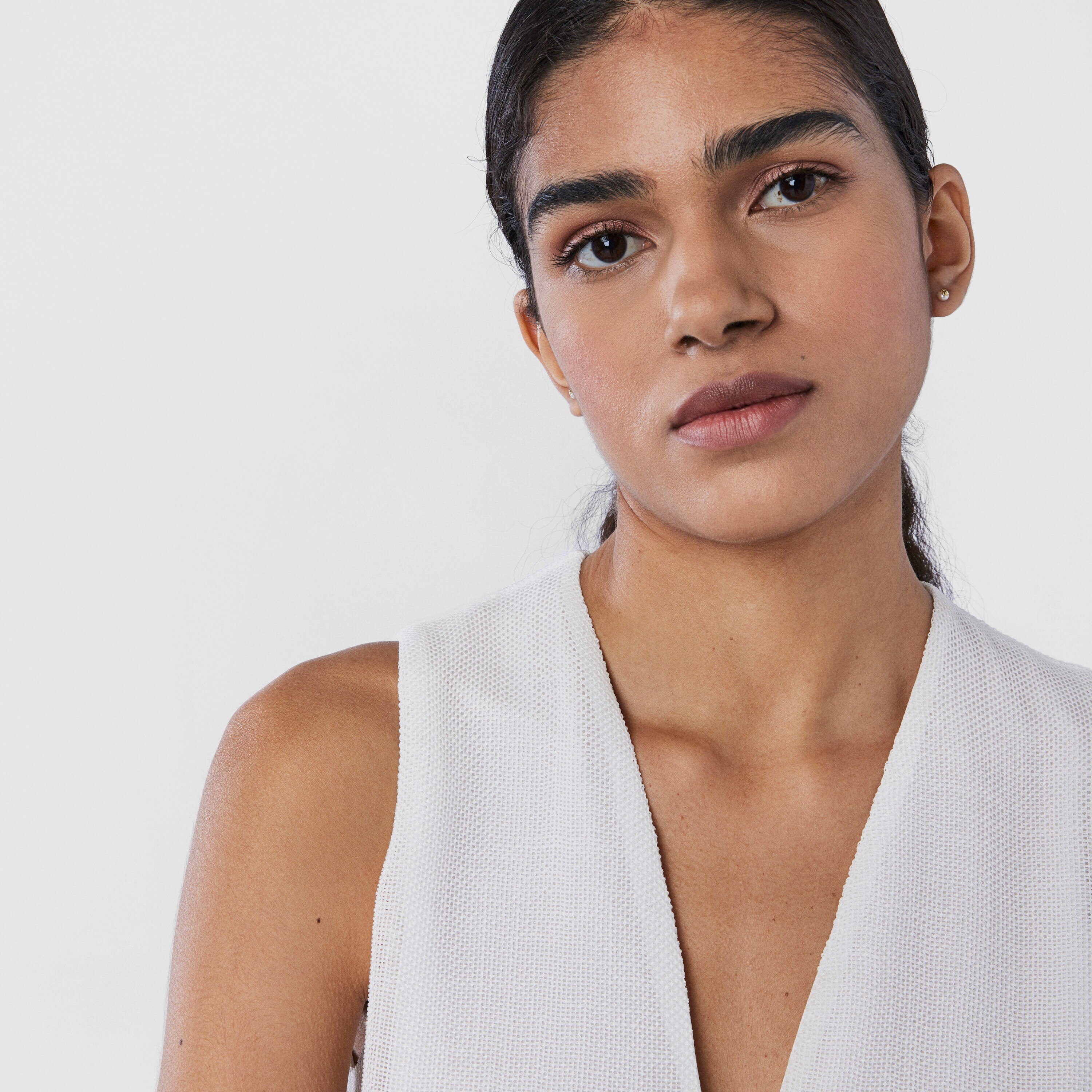 Gold TOUS Bear Earrings with Pearls