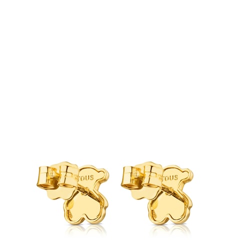 Gold Sweet Dolls Earrings with Diamonds