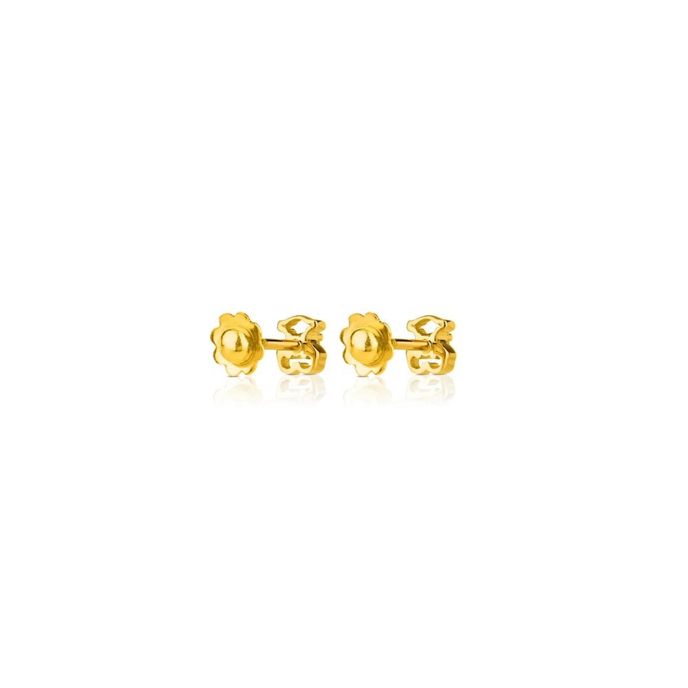 Gold Baby TOUS Earrings with Diamonds Gold Baby TOUS Earrings with Diamonds