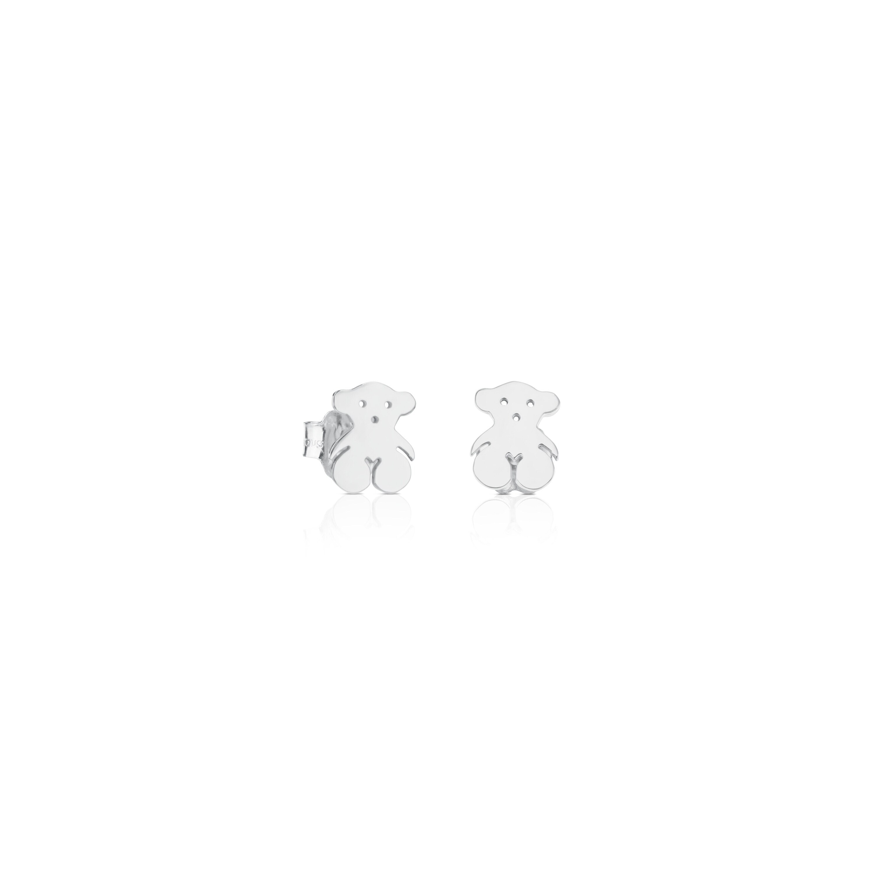 Silver TOUS Bear Earrings Bear motif | TOUS