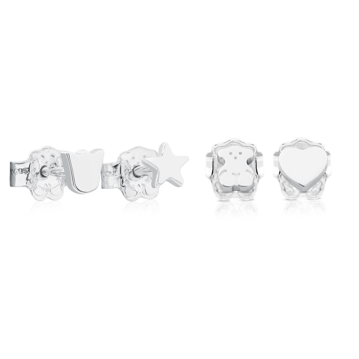 Tous - Pack De Pendientes De Plata Tous Basics - Plateado