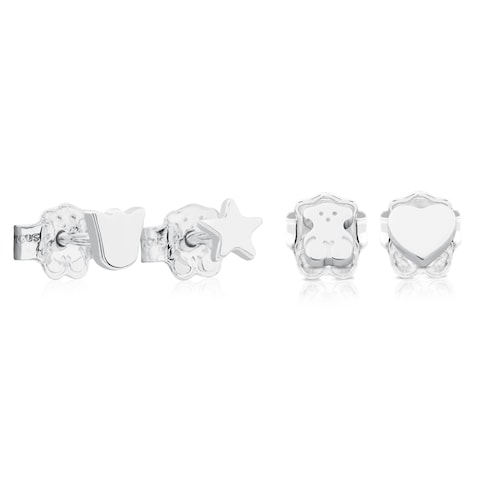 Pack de Pendientes de plata TOUS Basics
