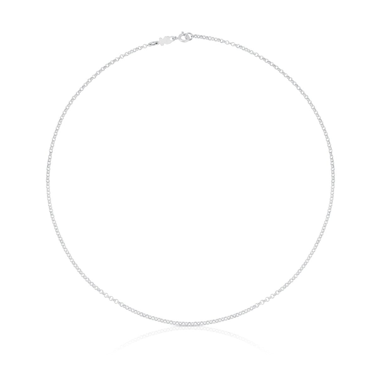 Gargantilla de plata con anillas redondas, 45 cm TOUS Chain