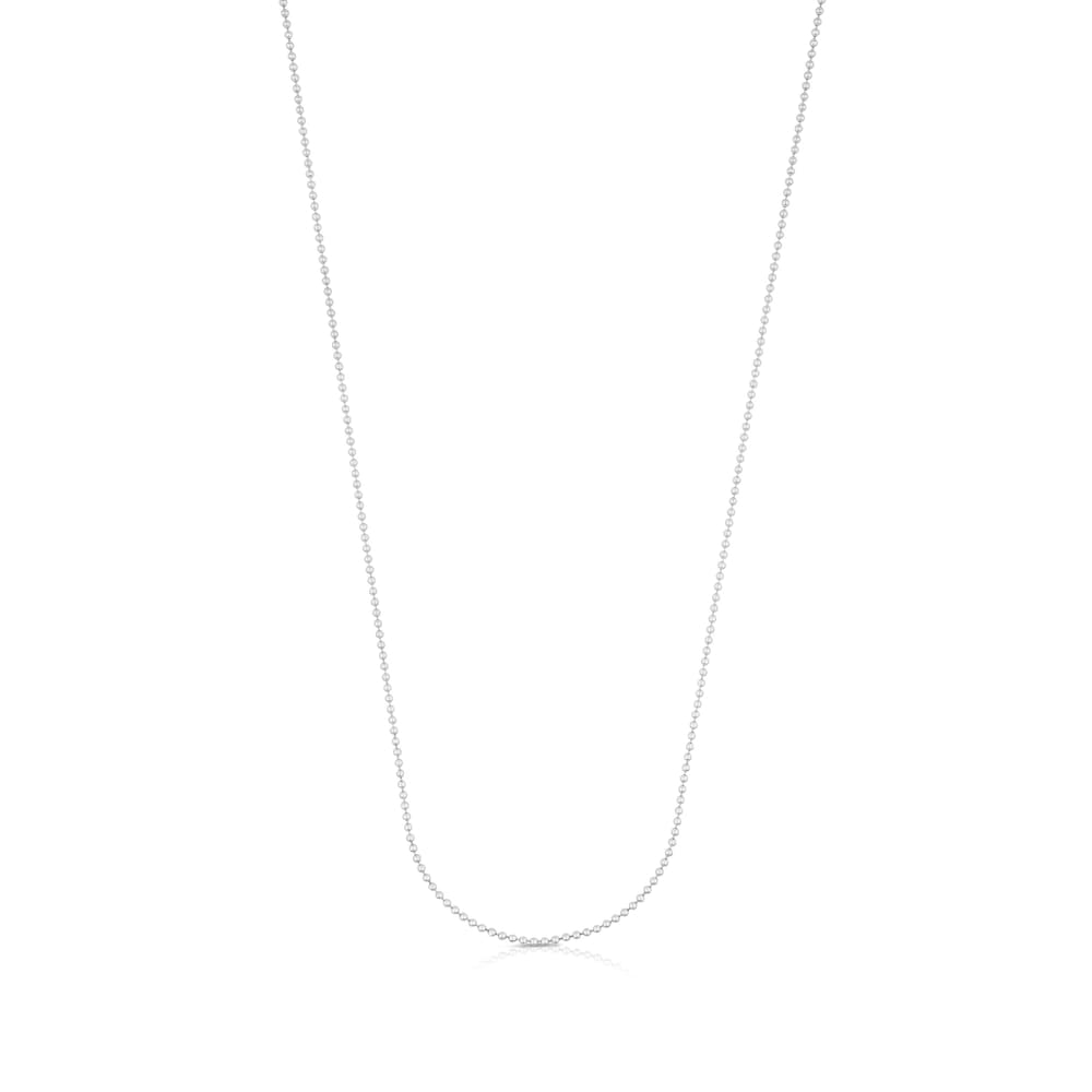 Gargantilla de plata con bolas, 58 cm Chain image number 0