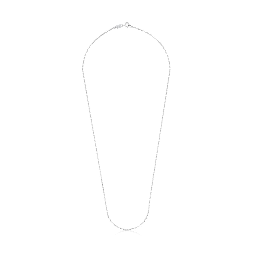 Gargantilla de plata con bolas, 58 cm Chain image number 1