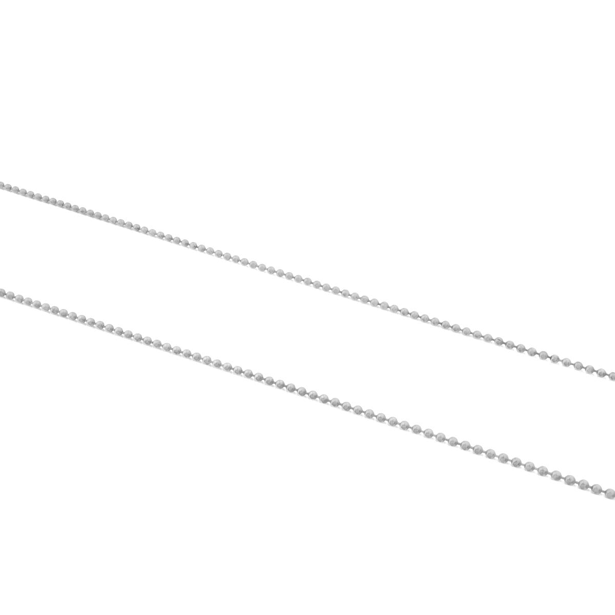 Gargantilla de plata con bolas, 58 cm Chain