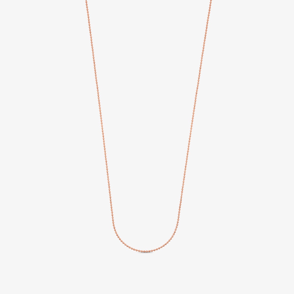 Tous - Gargantilla Con Baño De Oro Rosa 18 Kt Sobre Plata Y Bolas, 65 Cm Chain - Rosado