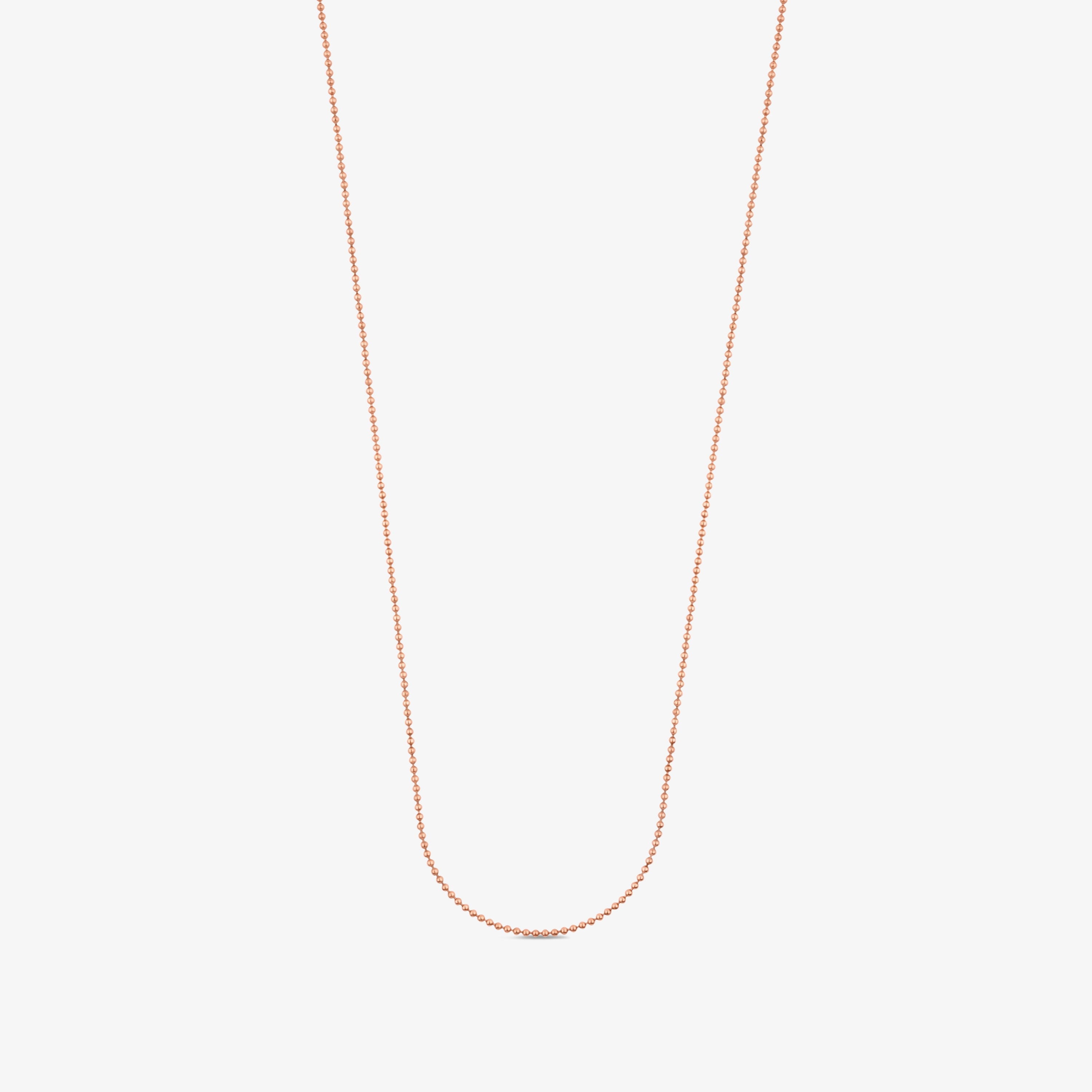 Rose 18K gold vermeil TOUS Chain Necklace 65cm.