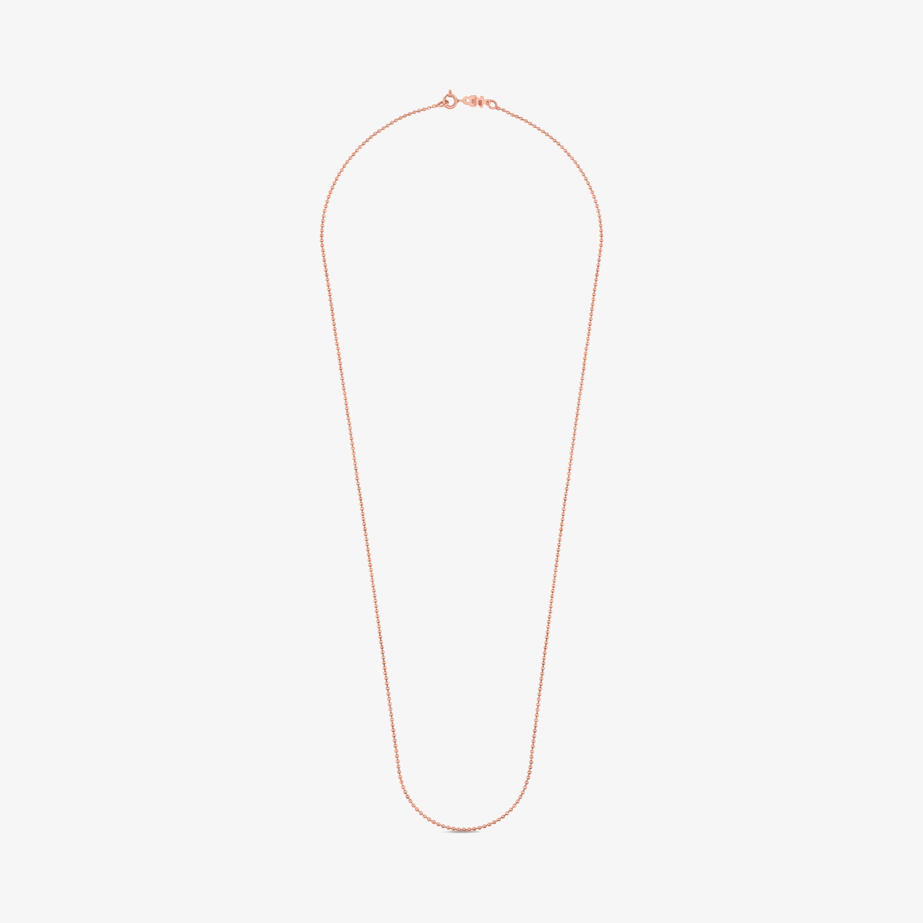 Rose 18K gold vermeil TOUS Chain Necklace 65cm.