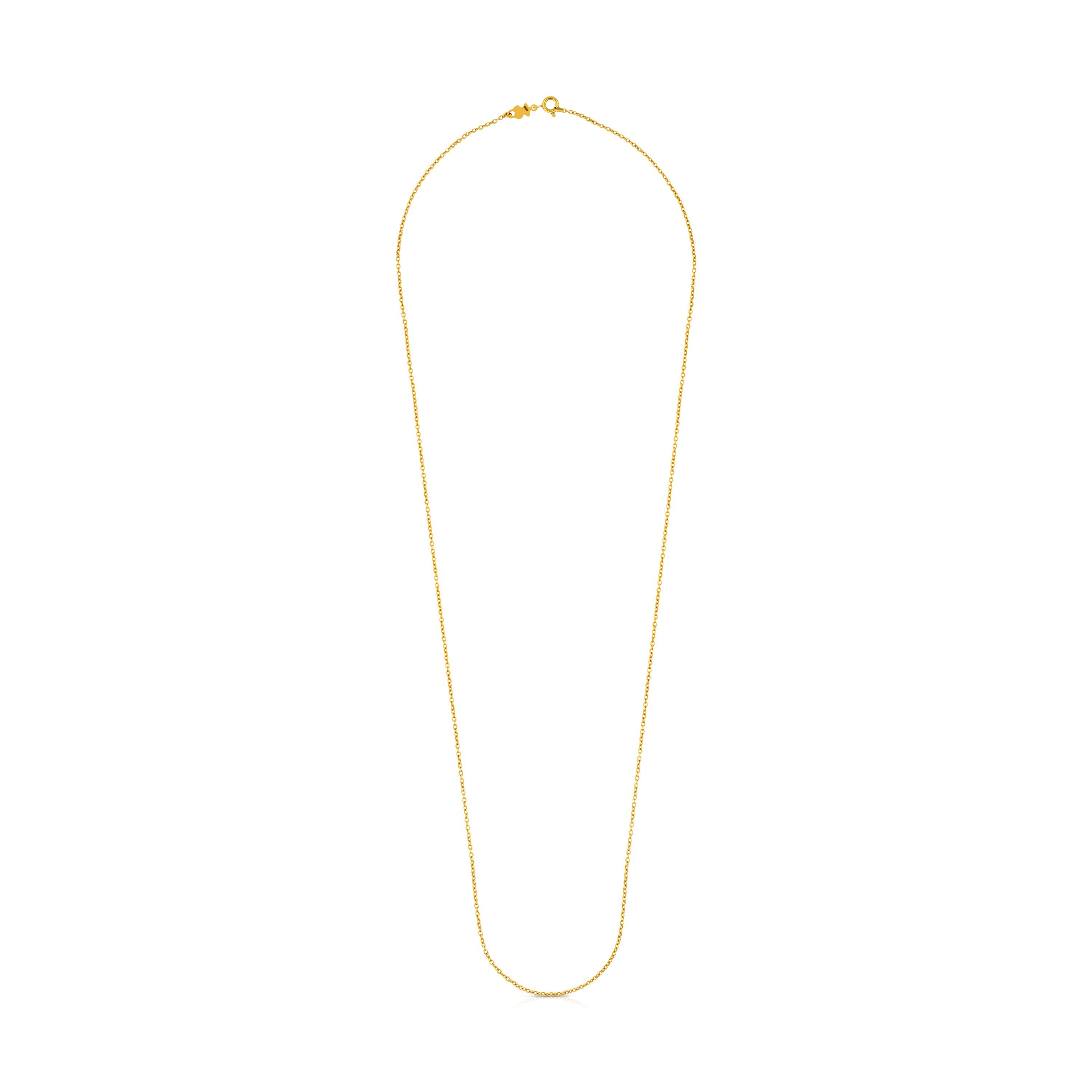 Vermeil Silver TOUS Chain Choker 70cm.