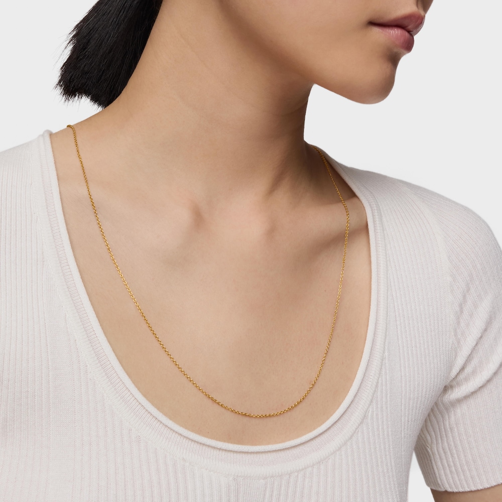 Chain - Retiazka Tous zo žlt&eacute;ho striebra Vermeil 70 cm