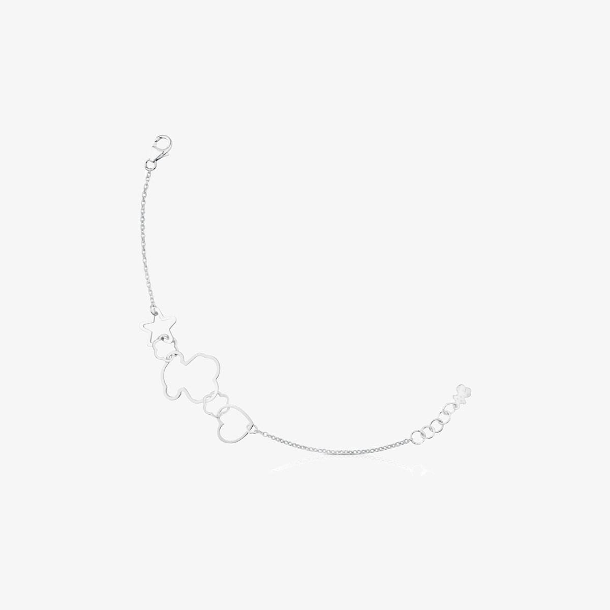 Tous - Pulsera De Plata New Silueta - Plateado