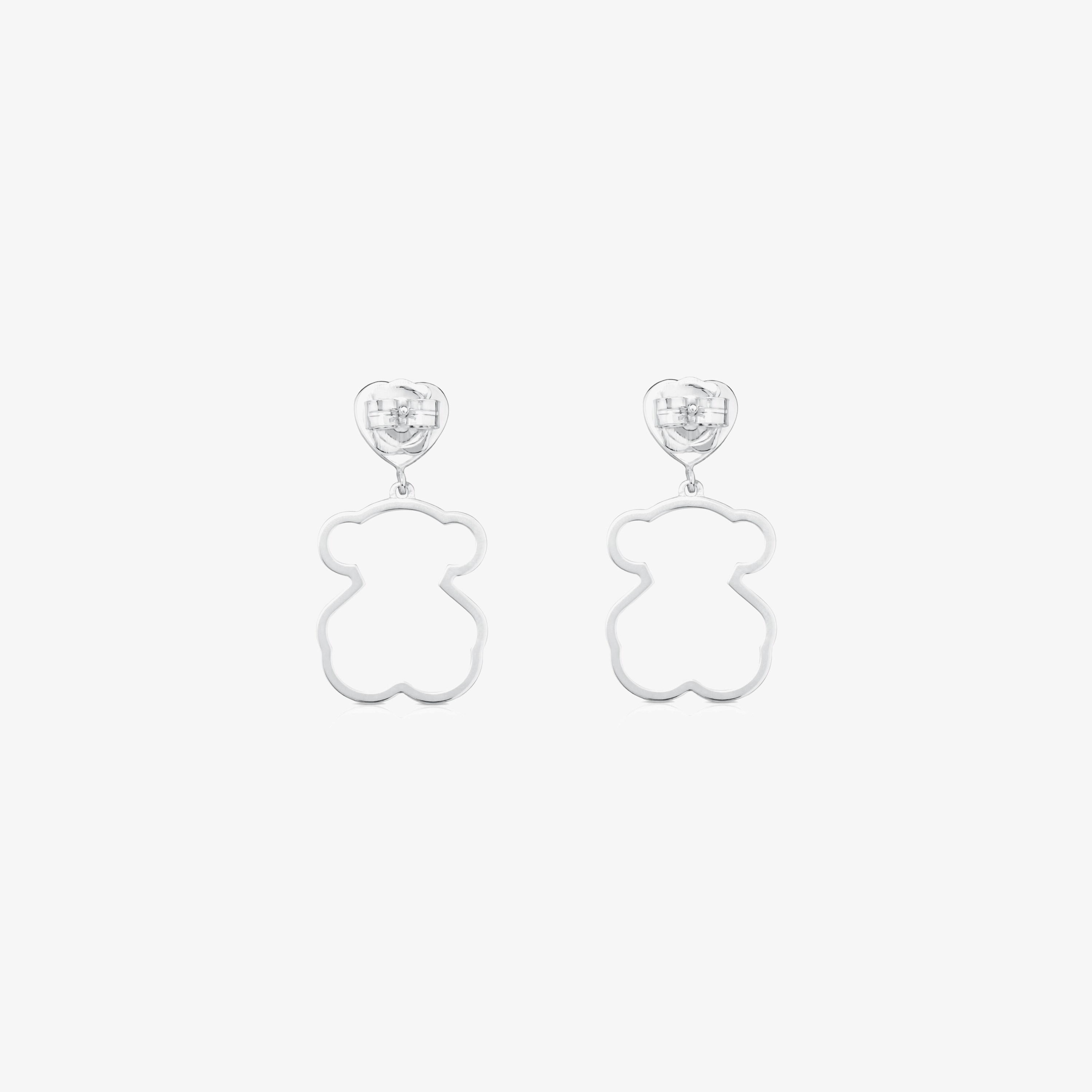 Silver New Silueta Earrings | TOUS