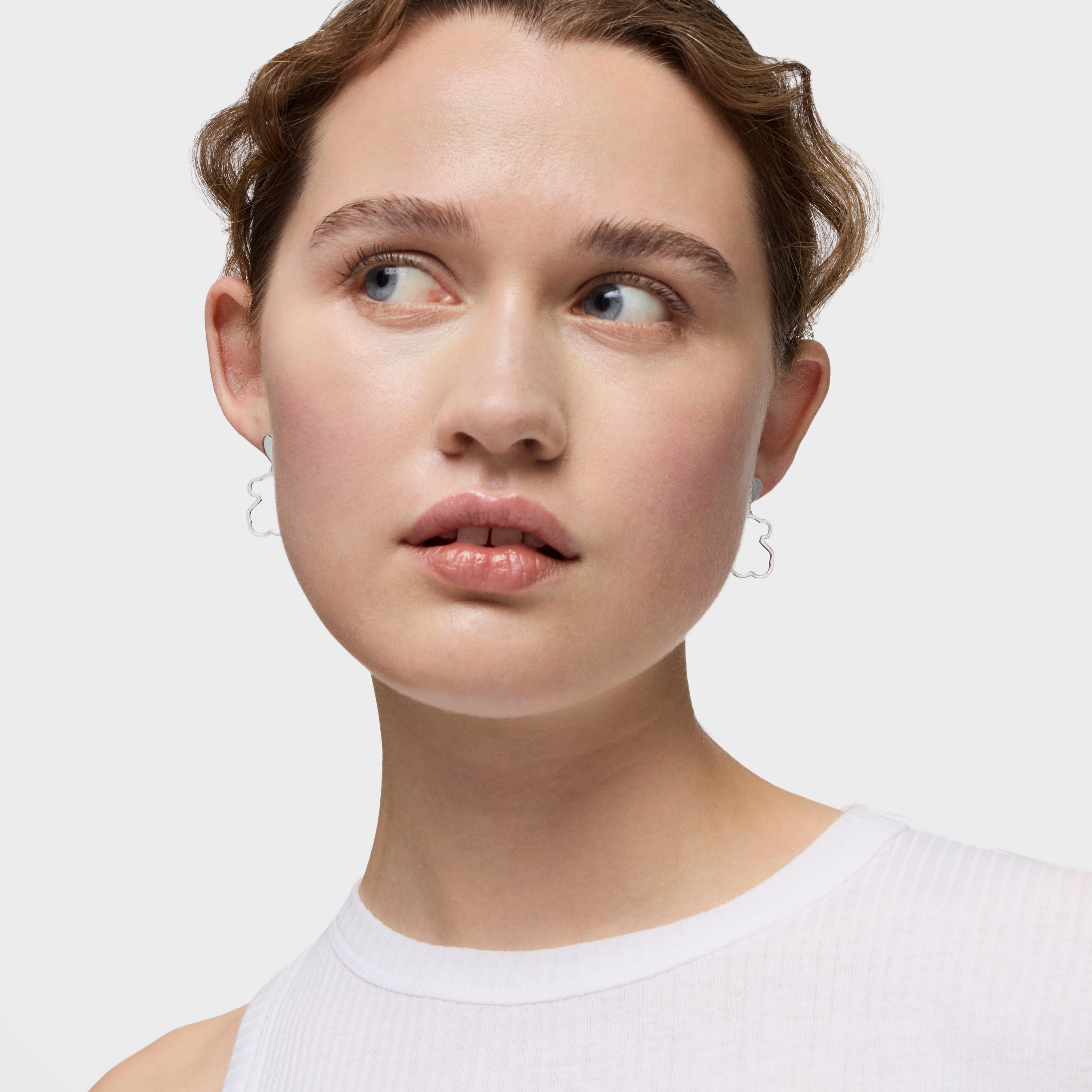 Silver New Silueta Earrings 