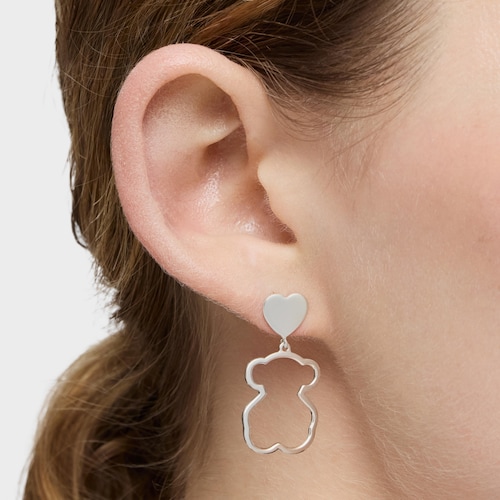 Pendientes de plata New Silueta