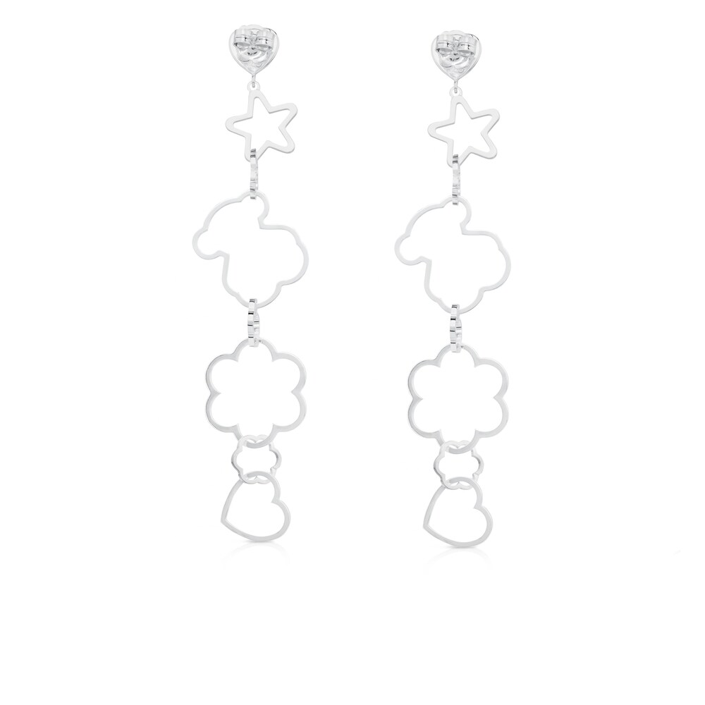 Pendientes New Silueta de Plata image number 2