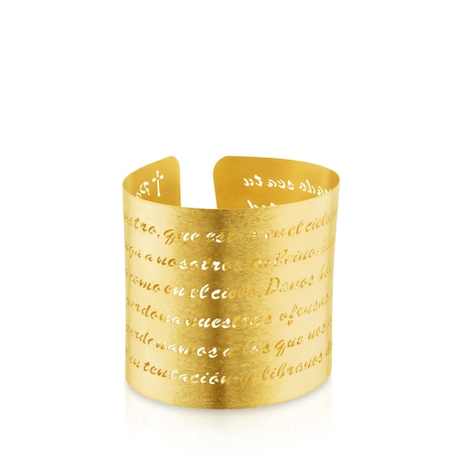 Esclava ATELIER 'Padre Nuestro' de oro