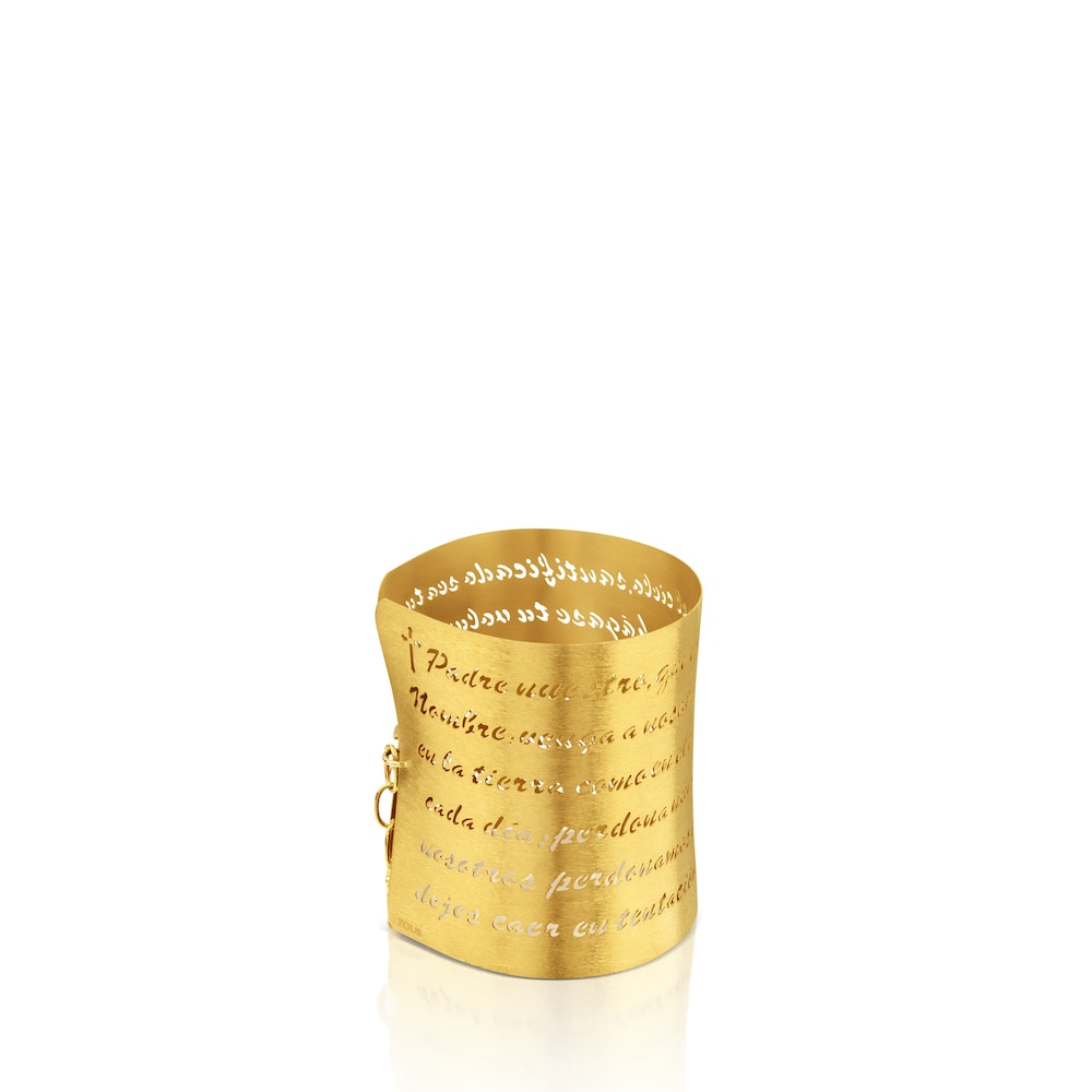 Esclava ATELIER 'Padre Nuestro' de oro