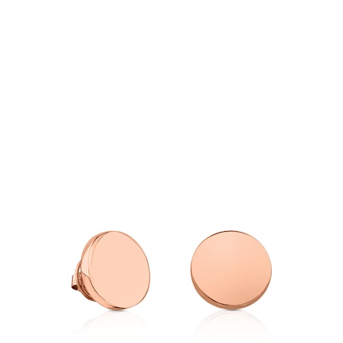 Aretes ATELIER 24/7 disco de Oro rosa