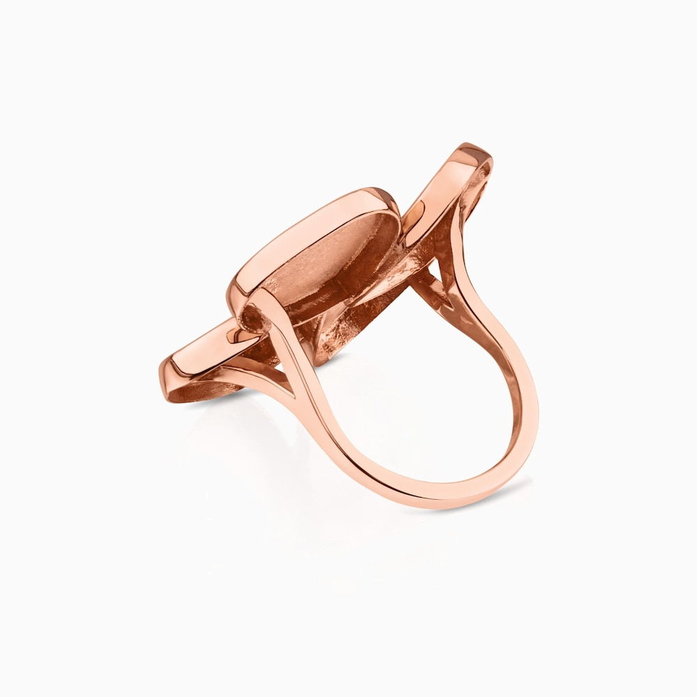 ATELIER Flor Ring in rose Gold with Rhodolites