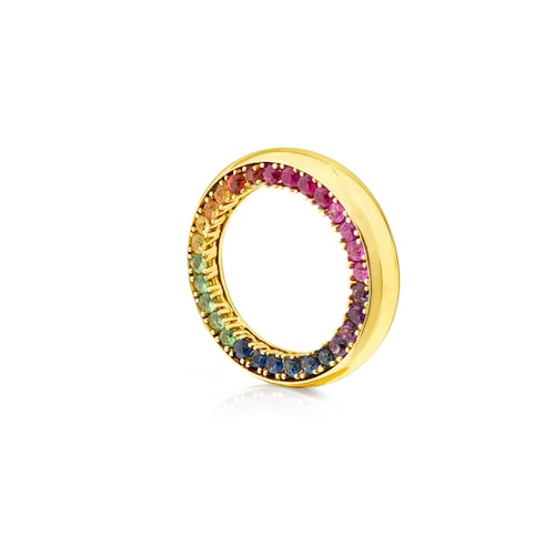 Gold Lio Ring with Gemstones