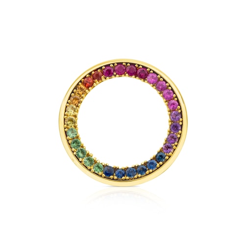 Gold Lio Ring with Gemstones