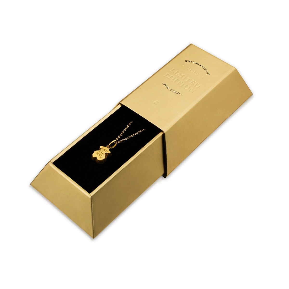 Gold Oso Lingote Necklace - Limited Edition