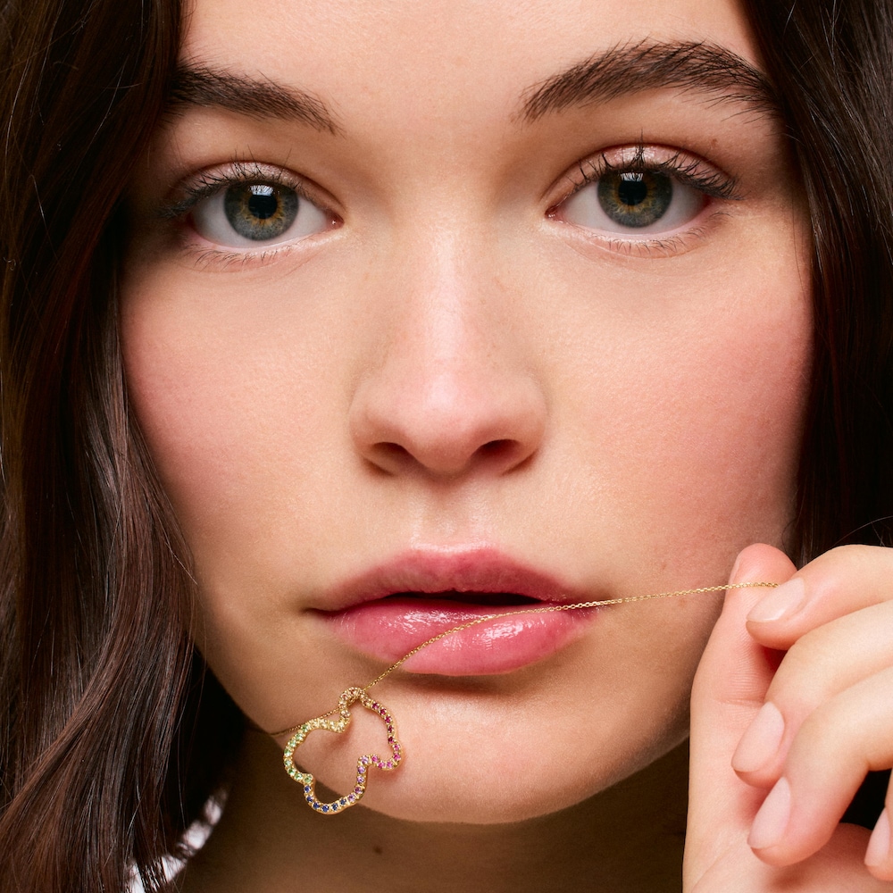 Colar Icon Gems em Ouro com P&eacute;rolas