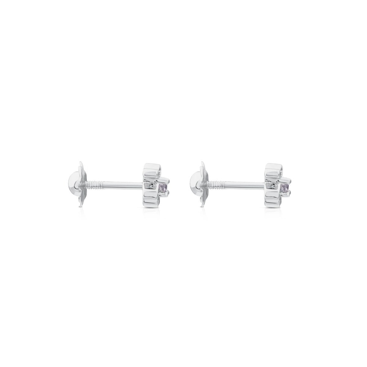 White Gold Silueta Earrings with Diamonds