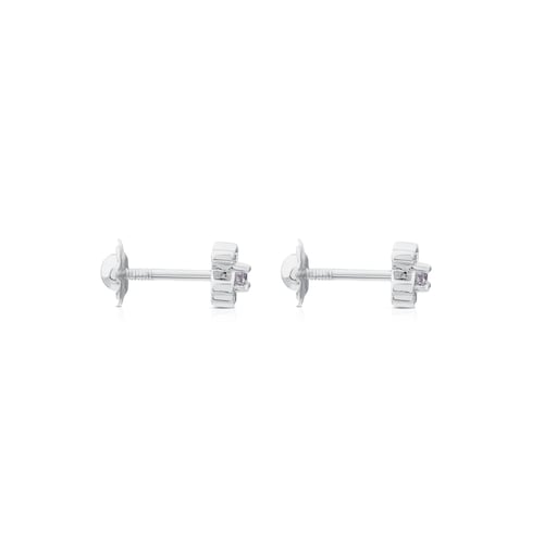 White Gold Silueta Earrings with Diamonds