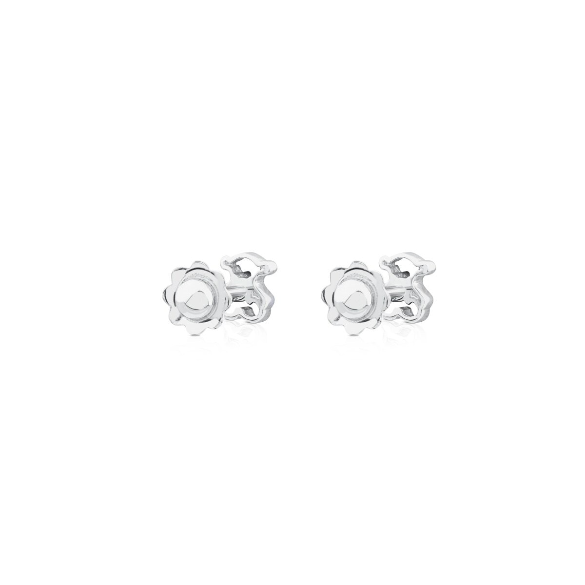 White Gold Silueta Earrings with Diamonds