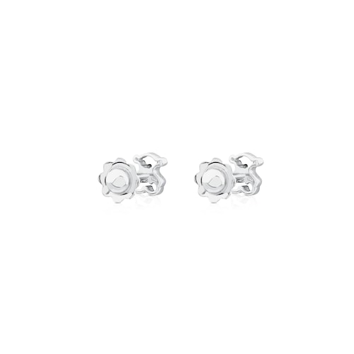 White Gold Silueta Earrings with Diamonds