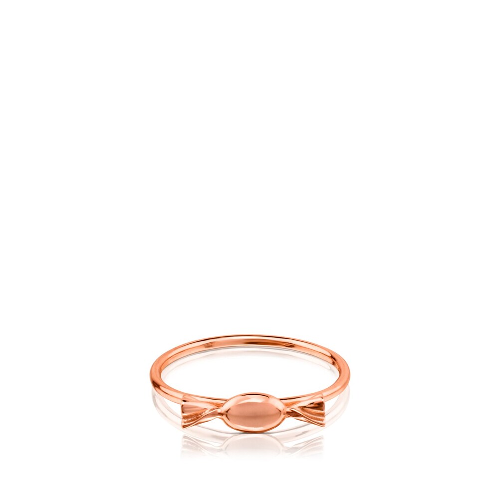 Rose 18K gold vermeil Caramelet Ring 