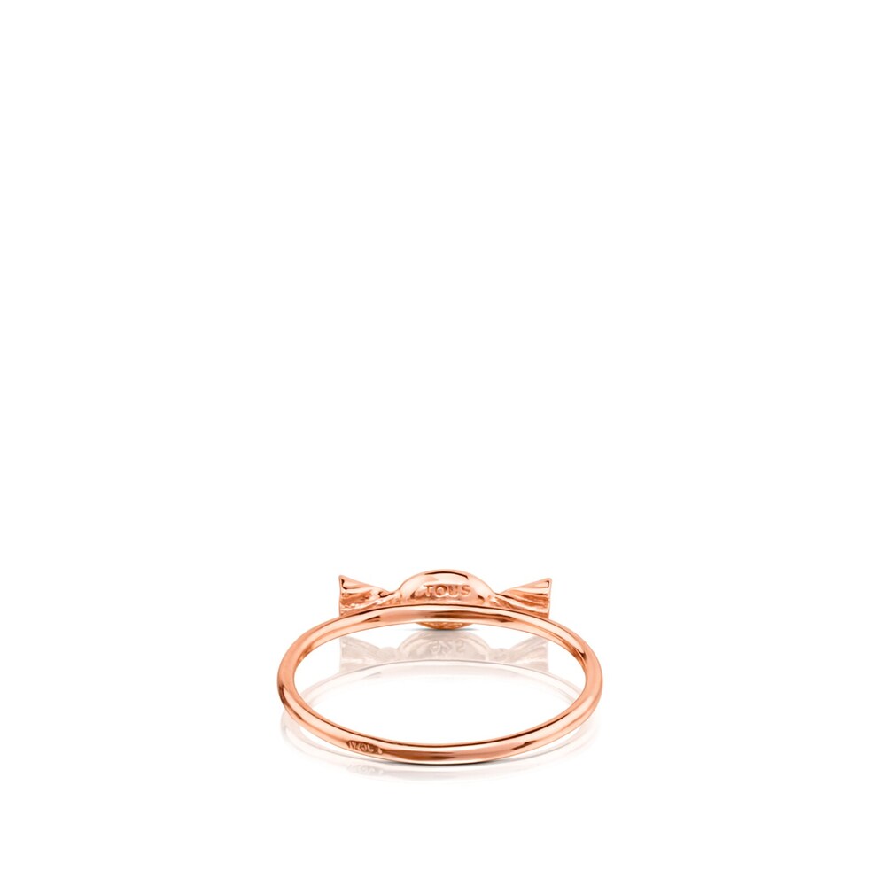 Rose 18K gold vermeil Caramelet Ring 