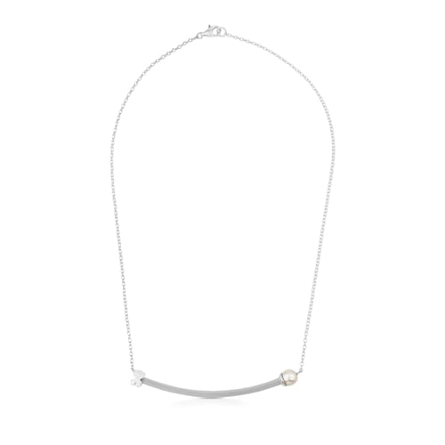 Colar Icon Mesh em Prata