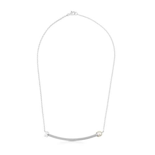 Colar Icon Mesh em Prata