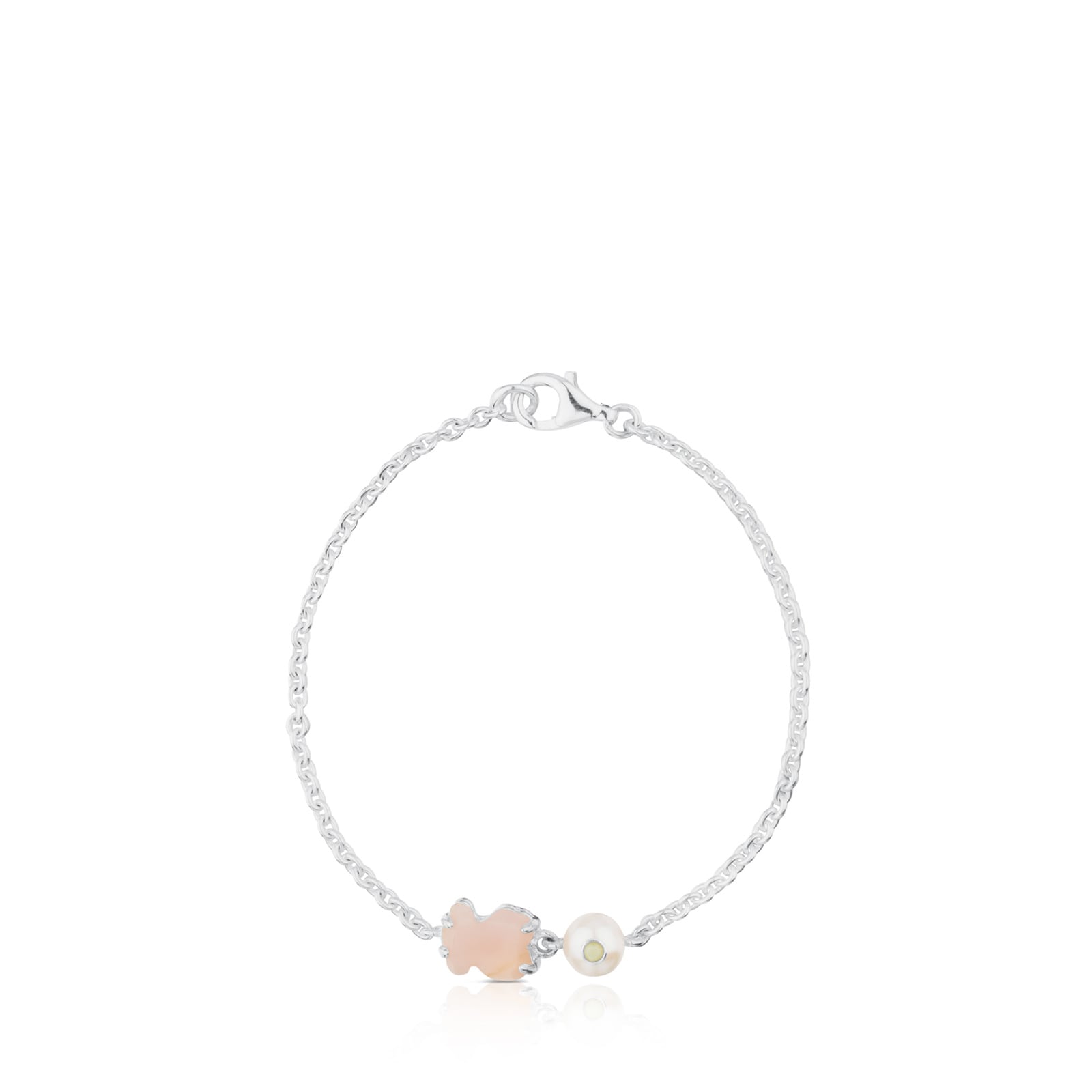 Silver Erma Bracelet with Pearl and Opal