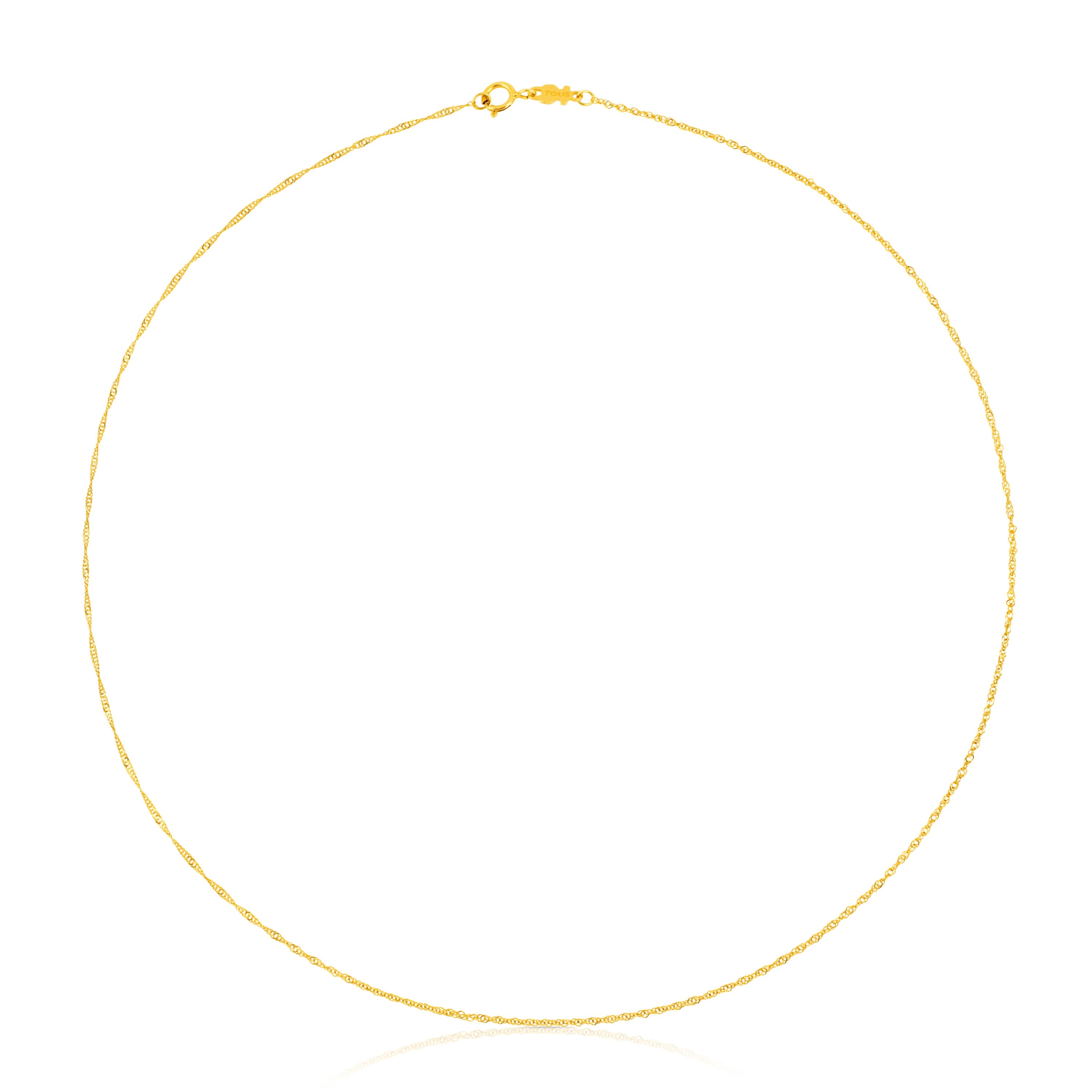 Gargantilla de oro cordón, 40 cm TOUS Chain