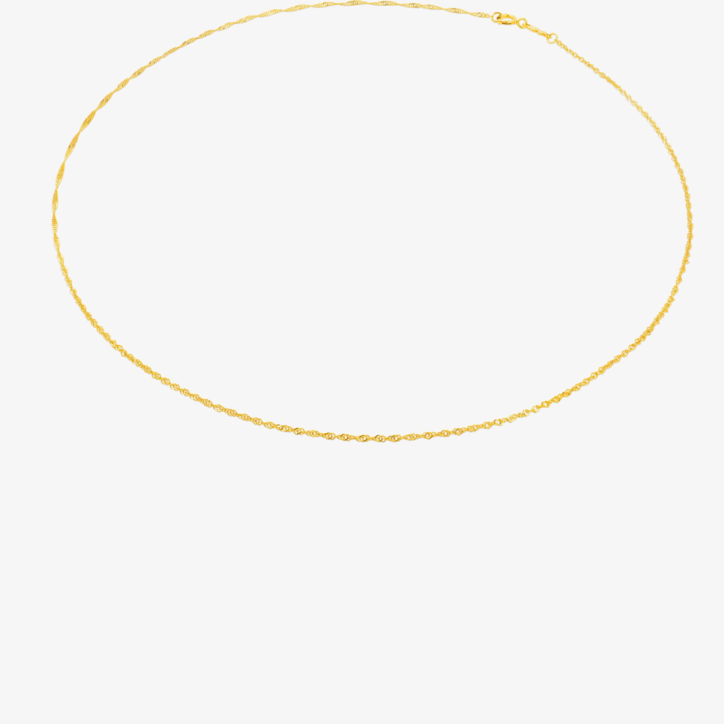 cm 18K solid gold TOUS Chain cord Choker