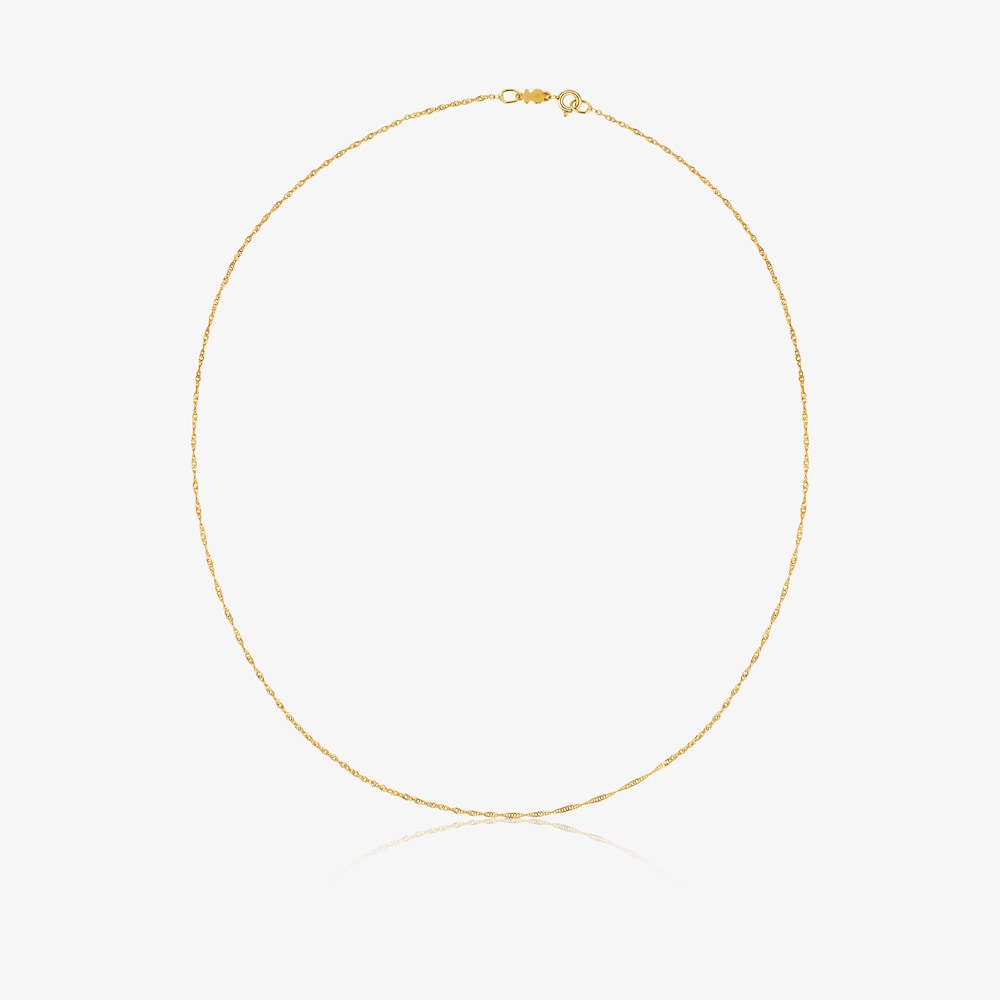 Złoty łańcuszek Tous 45 cm