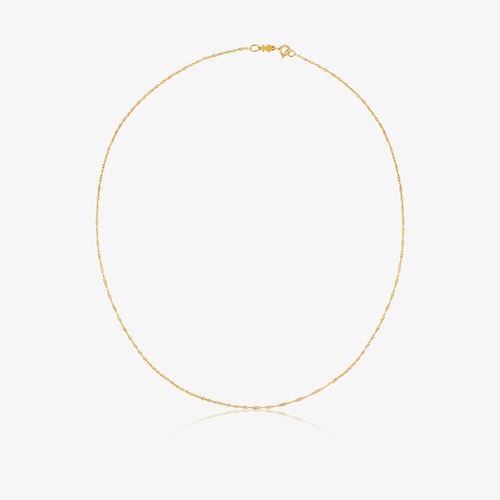 45&nbsp;cm 18K solid gold TOUS Chain spiral Choker.