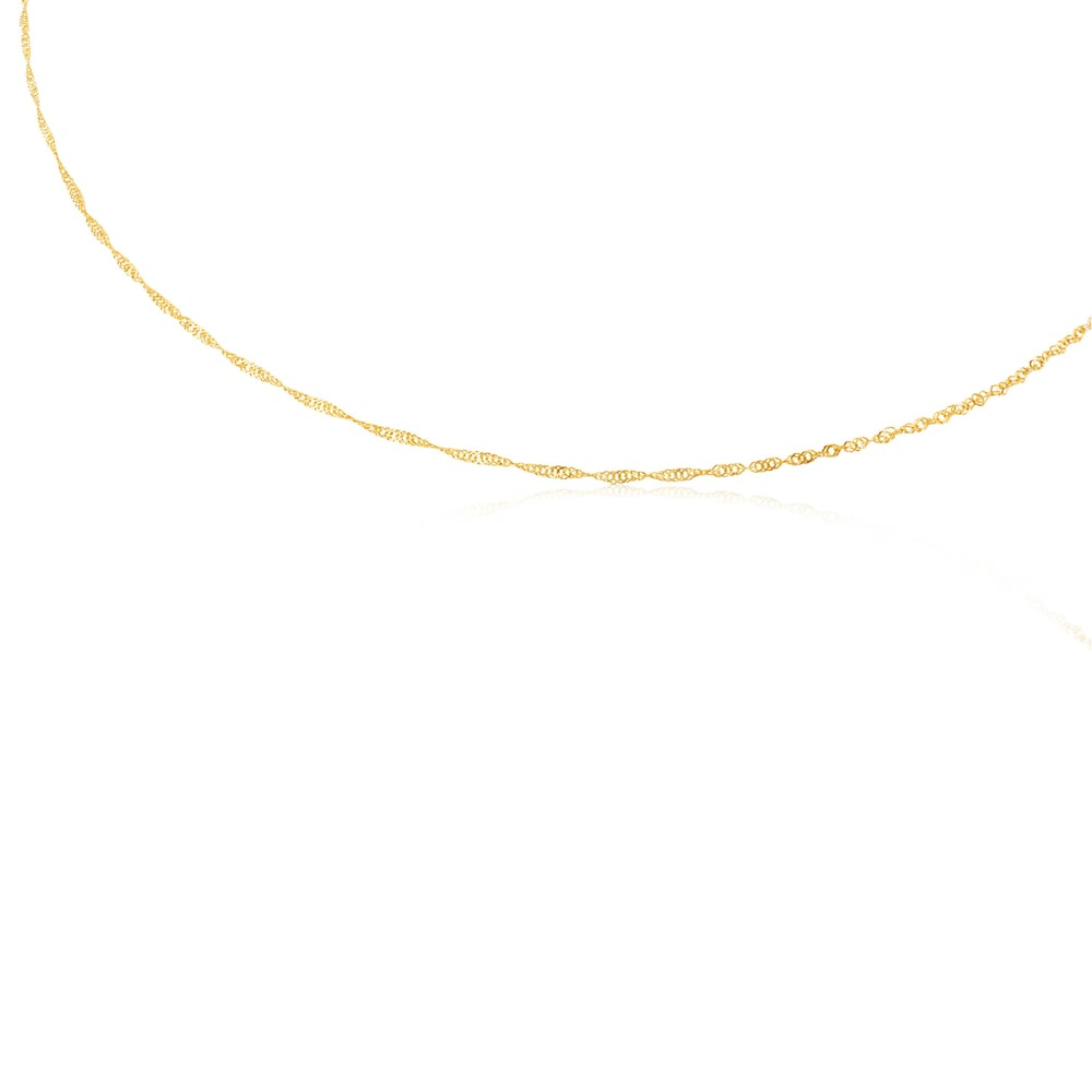 Gargantilla de oro en espiral, 45 cm TOUS Chain