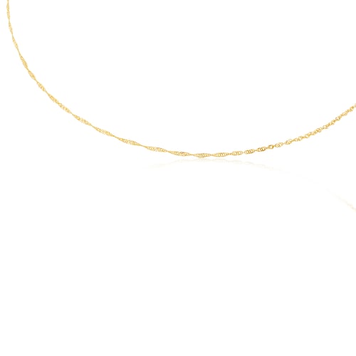 45 cm Gold TOUS Chain spiral Choker