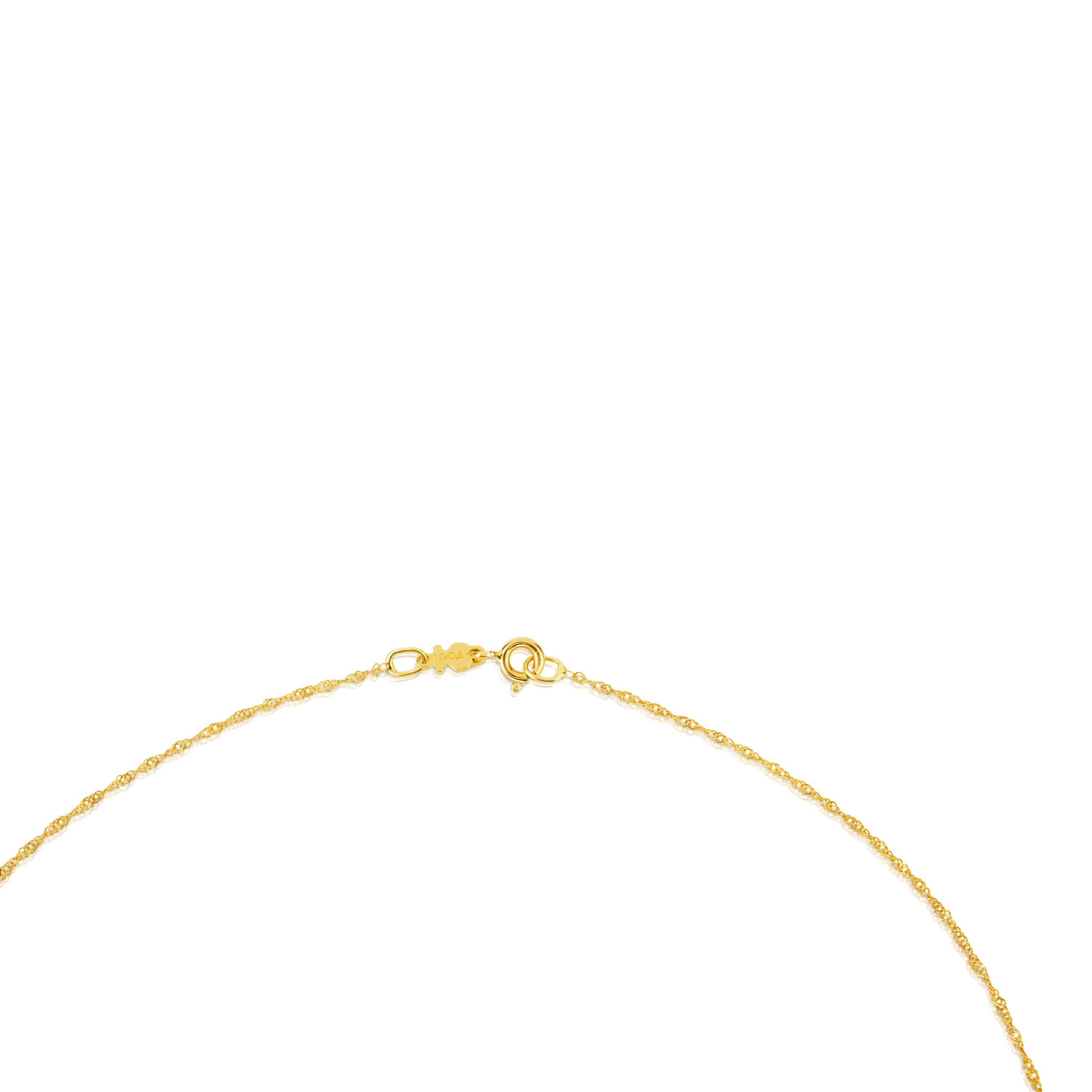 45 cm Gold TOUS Chain spiral Choker.